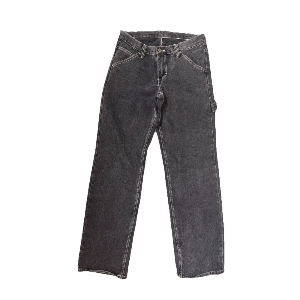 J. Galt Brandy Melville Black Denim Carpenter Utility Jeans Women's Size 32 (S)